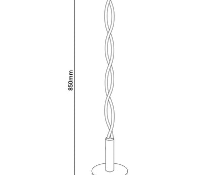 LED tafellamp h: 85cm "Twist"