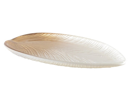 Golden gedegradeerd blad klein model 30x14x2cm