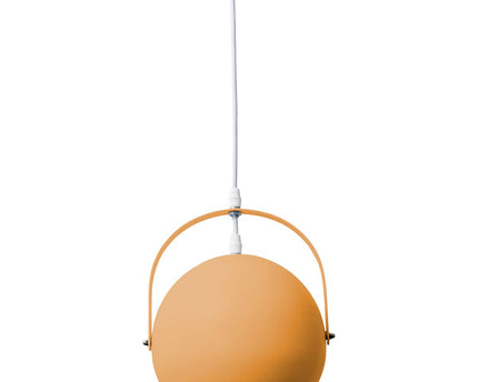 Hanger lamp "Colorado" oranje Ø ca. 25 cm, metaal, E27 -aansluiting, verlichting voor woonkamer, eetkamer, kinderkamer