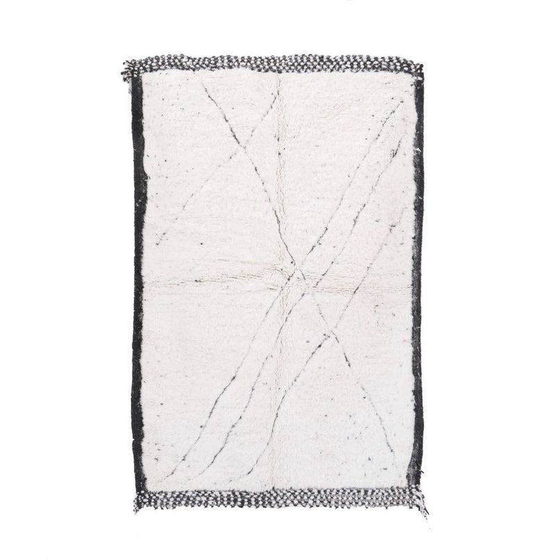 Zuiver wollen Marokkaans Berber-tapijt 159 x 239 cm