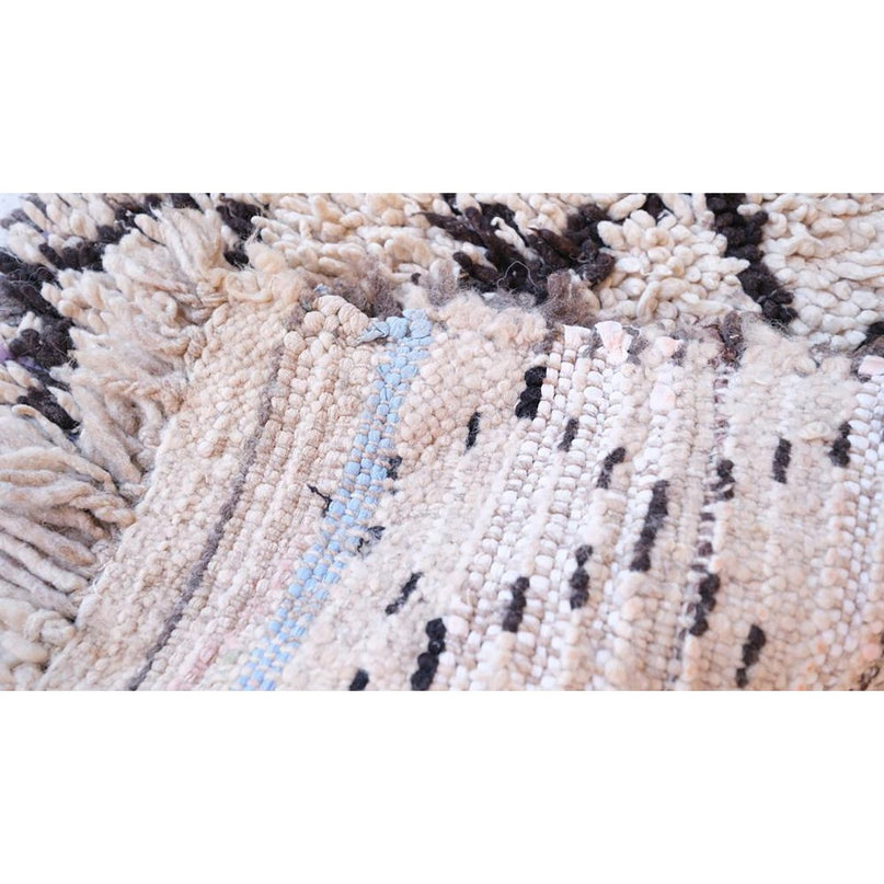 Zuiver wollen Marokkaans Berber halkleed 73 x 188 cm