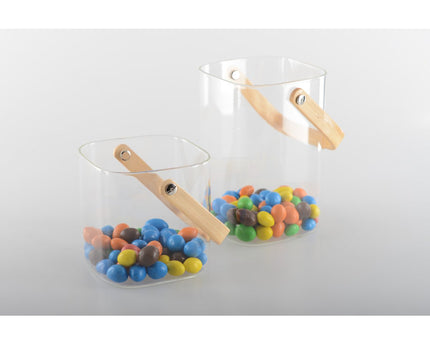 IJsemmer met houten handgreep 11,5x11x11cm