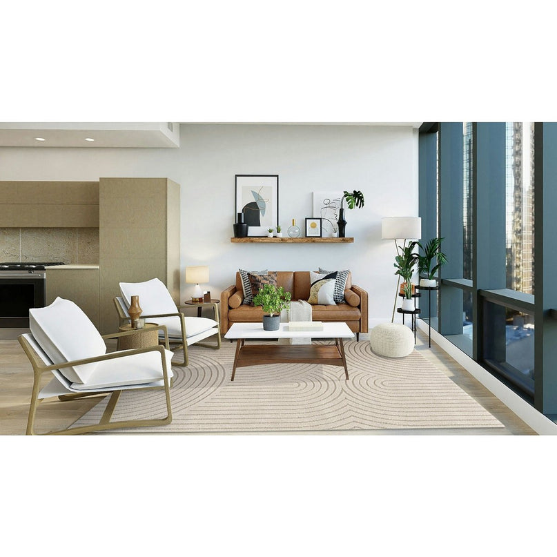 Tapijt met zacht en comfortabel groove relief effect