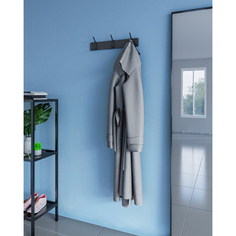 Gorillz Mystiek Three - Industriële - Wandkapstok - Muur Kapstok - Zwart