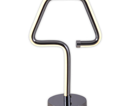 LED tafellamp "Loop Line" h: 30cm chroom
