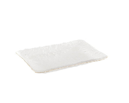 Cake -schotel gouden 23x14.5x2.5 cm