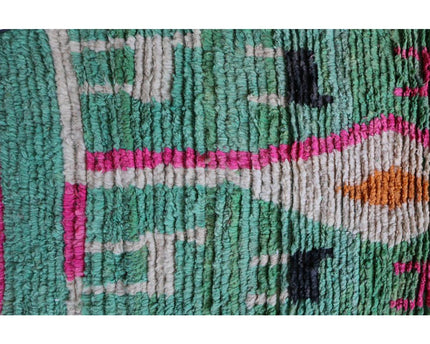 Zuiver wollen Marokkaans Berber halkleed 67 x 360 cm