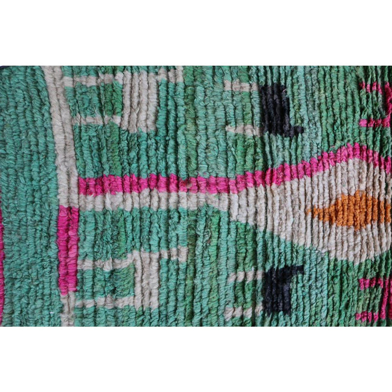 Zuiver wollen Marokkaans Berber halkleed 67 x 360 cm