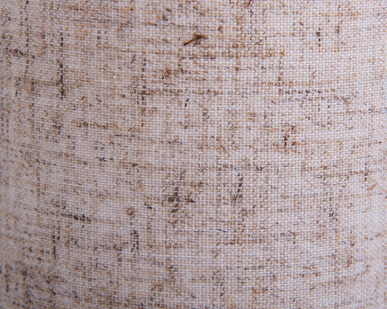 1er muur- en plafondvlek "Maron" gemaakt van metalen satin-mat met stofscherm in de natuur, met E14-aansluiting, lamp voor woonkamer, eetkamer, gang en kantoor, ca. 17 x 12 cm