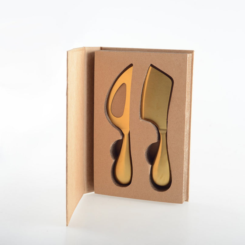 Gouden kaasmessen - set van 2