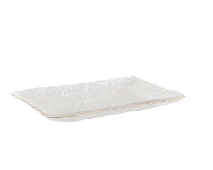 Cake -schotel gouden 23x14.5x2.5 cm