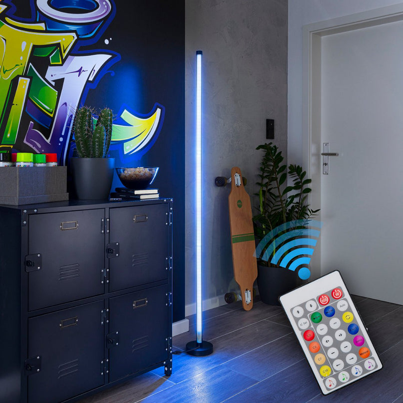 Led-digito Defosthlock "Motion Light" 150 cm hoog, gemaakt van metaal en plastic, kleurrijk, LED-bord, verlichting voor woonkamer, eetkamer of kantoor