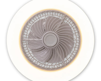 LED plafondlamp met ventilator "Adoranto" d: 55cm
