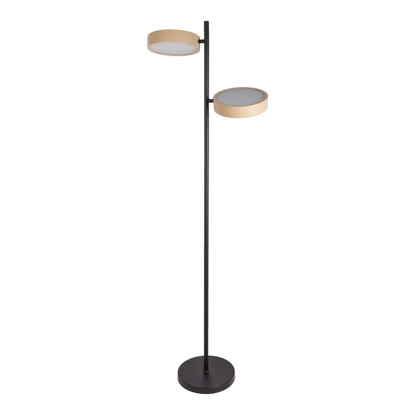 LED -vloerlamp "Tessa" amandel