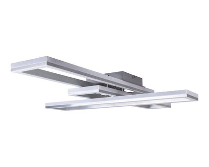 LED CCT-plafondlamp + RGB-backlight "Bantry" met veel functies, 95 cm lang, inclusief afstandsbediening
