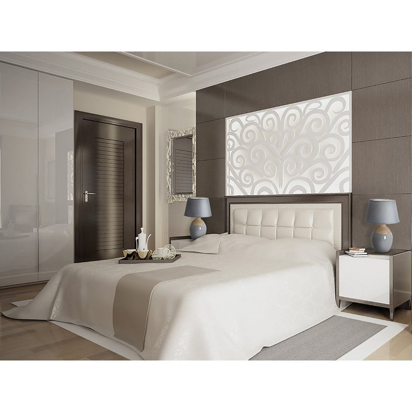 Keramische tafellamp "Talia", tafellamp, keramiek, beige/grijs, met E14 -aansluiting, voor eetkamer, woonkamer, gang of kantoor, 31 cm hoog