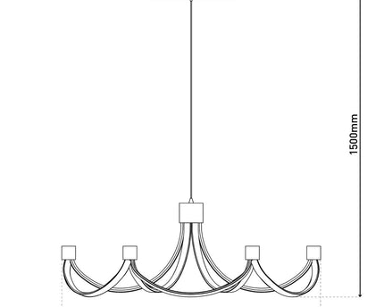 Led hanglamp "festival"