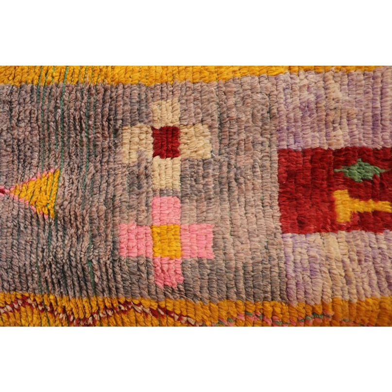 Zuiver wollen Marokkaans Berber halkleed 67 x 356 cm