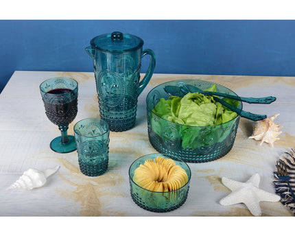 Beker 14 cm turquoise in acryl