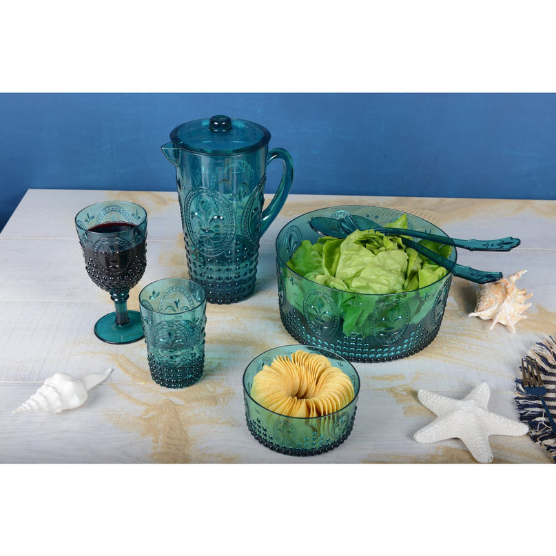 Beker 14 cm turquoise in acryl