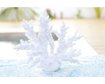 Decoratief wit koraal 34x13x27cm