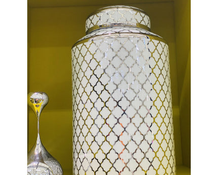 Keramische pot White Gold (Big Size: H*35 W*15)