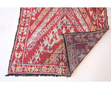 Marokkaans Berber-tapijt van vintage wol 175 x 180 cm