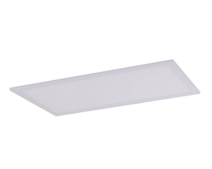 LED -assemblagepaneel "Sorriso", montagelamp gemaakt van metaal en plastic in wit met stevig ingebouwde LED's, 30 x 60 cm voor interieurs