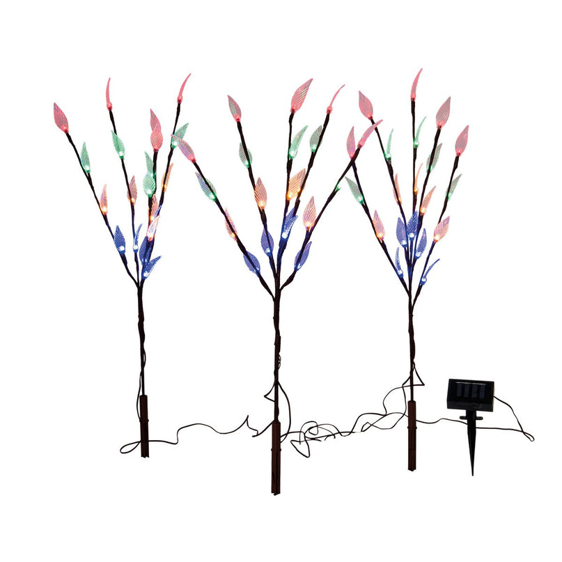 Set van 3 LED grondspiesen voor buitendecoratie