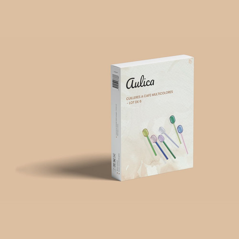 Veelkleurige theelepels - set van 6