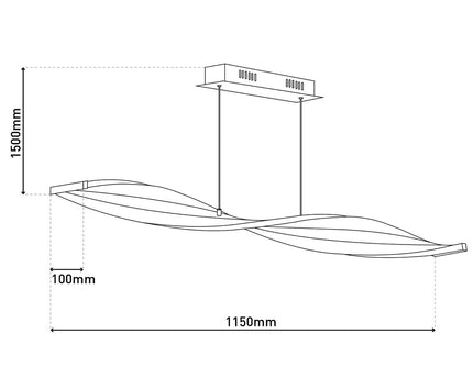 LED hanglamp "Nina"