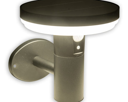 LED buitenwandlamp op zonne-energie "paddestoel"