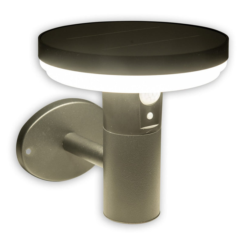 LED buitenwandlamp op zonne-energie "paddestoel"