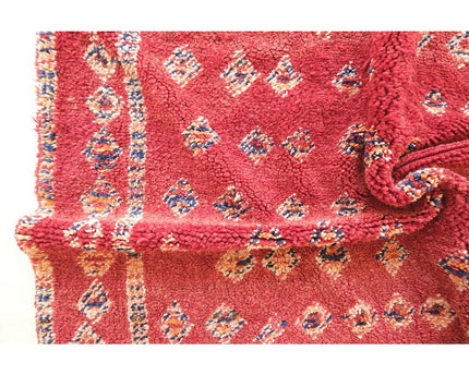 Vintage handgeweven wollen Berberkleed 169 x 258 cm