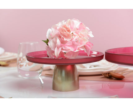 Raspberry Cake Dish Dore 21x21x8cm