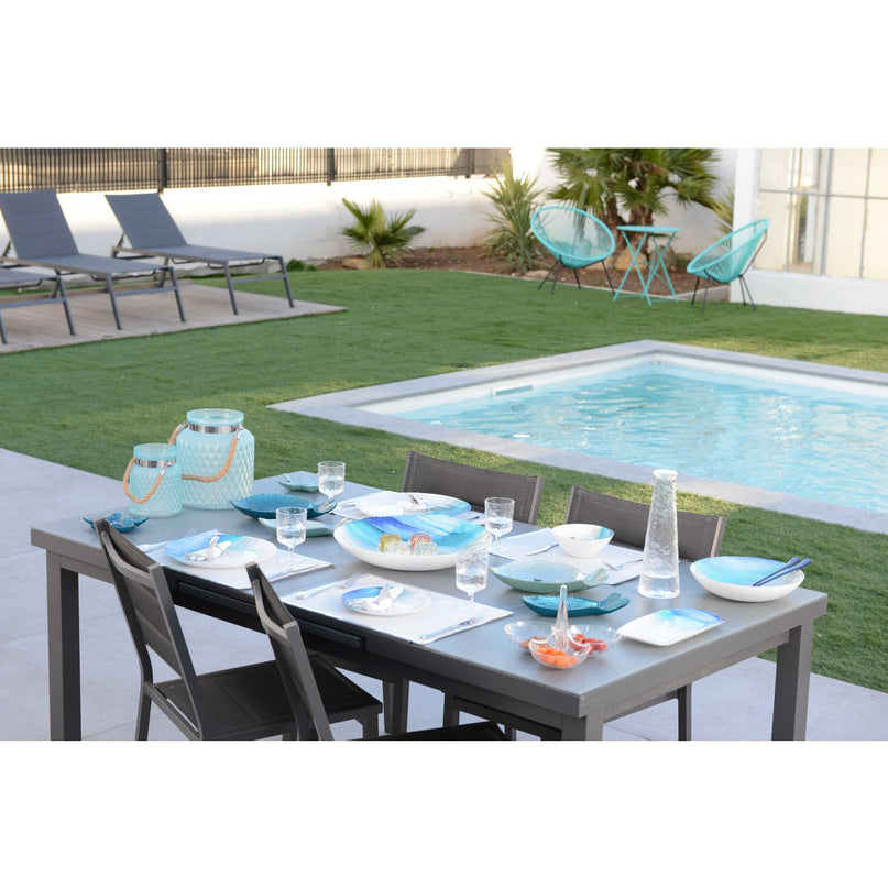 Oceaanpresentatieplaat met vleugels