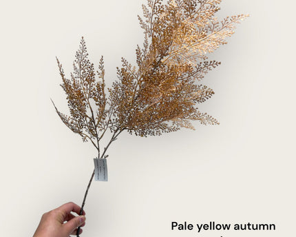 Herfstserie Perzische bladeren | Zijden kunstbloem | Lengte 96cm  1pcs