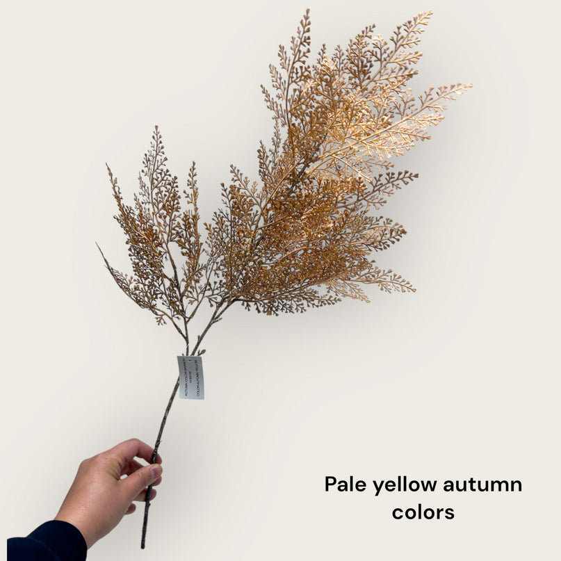 Herfstserie Perzische bladeren | Zijden kunstbloem | Lengte 96cm  1pcs