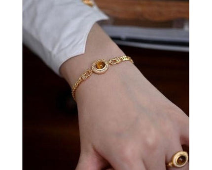 Kettingarmband met tijgeroogsteen