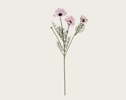 3D real touch chrysanthemum pink | Zijden kunstbloem | Lengte 52cm  1pcs