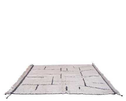 Zuiver wollen Marokkaans Berber-tapijt 152 x 244 cm