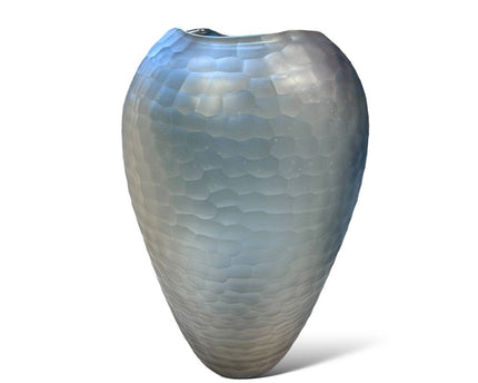Large Smoked Gray  Vase（fish scale）