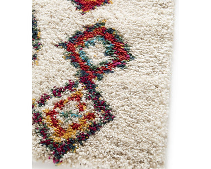 Dik en comfortabel NATIVE vloerkleed in etnische stijl
