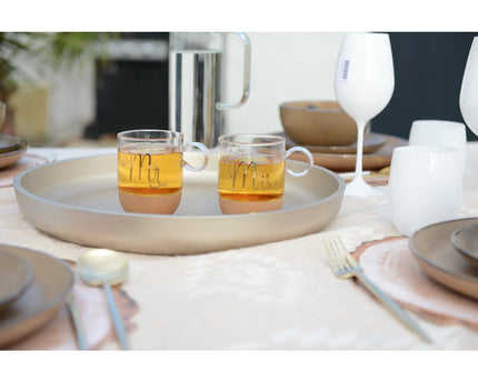 Mok in Glass Cork "Mrs"