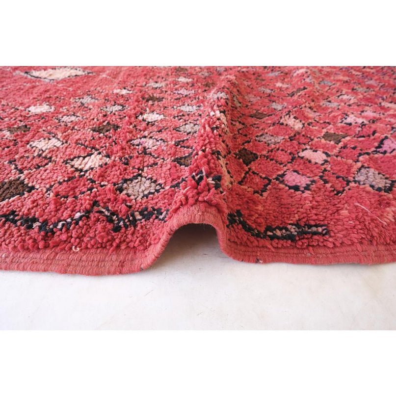 Vintage wollen Berberkleed 192 x 366 cm