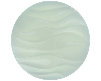 Smart Home LED -plafondlamp "Austin" met kristaleffect, veel functies, gemaakt van metaal en plastic, wit, met geïntegreerde LED's, verlichting voor woonkamers of kantoor