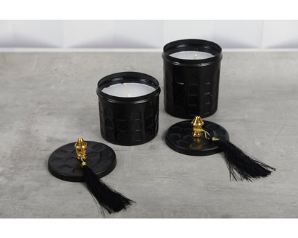 Mat Black Box kaar vanille parfum 8*12 cm