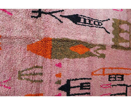 Zuiver wollen Marokkaans Berber-tapijt 199 x 290 cm