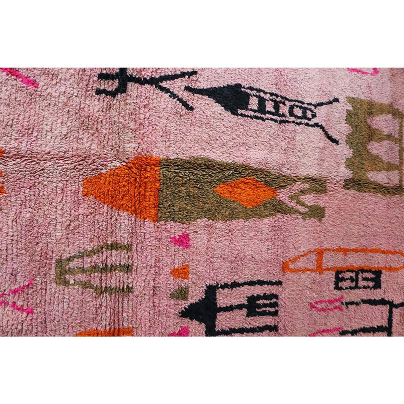 Zuiver wollen Marokkaans Berber-tapijt 199 x 290 cm