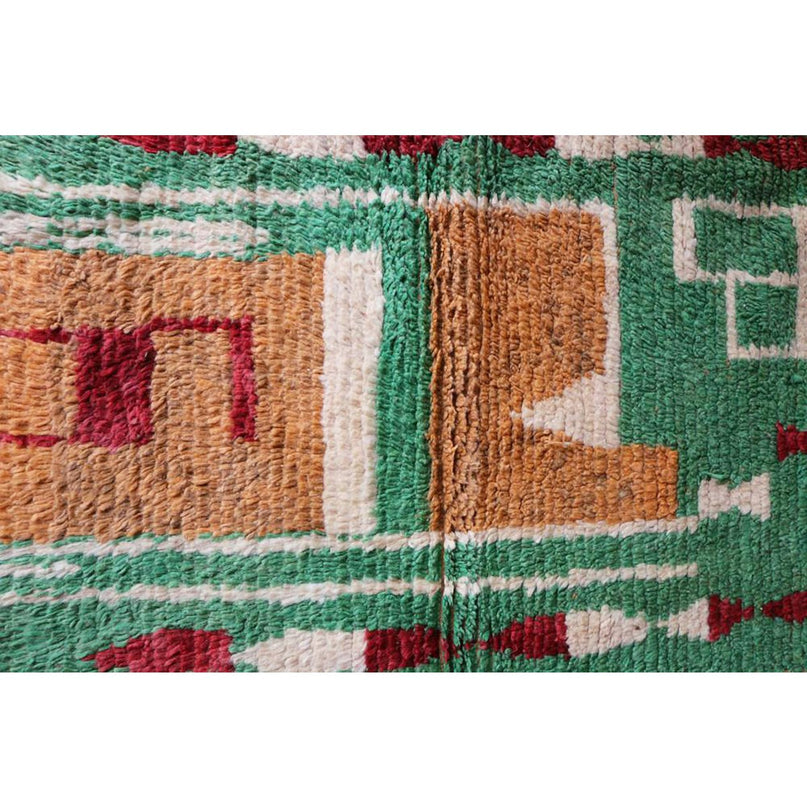 Zuiver wollen Marokkaans Berber halkleed 84 x 388 cm